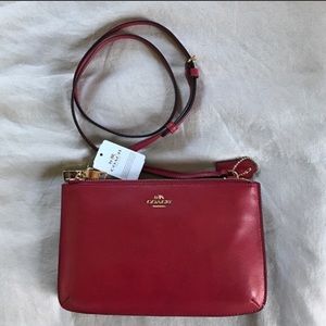 SOLD! Authentic Coach Lyla Double Gusset Crossbody